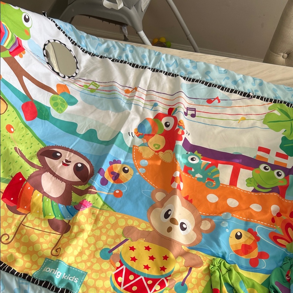 Colorful Baby Play Mat with Animal Design
